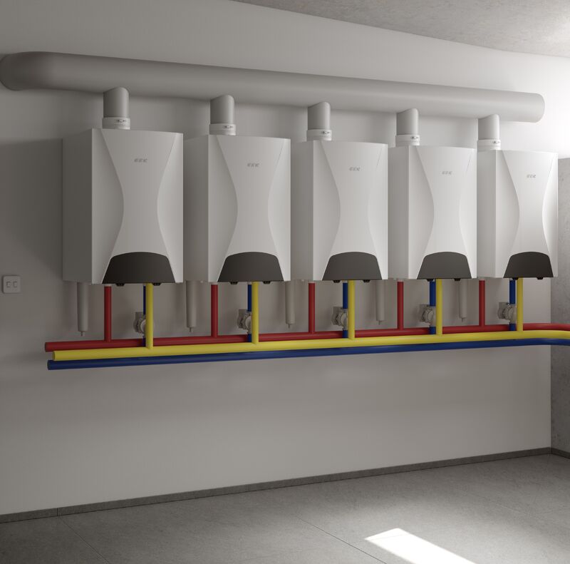 Elba Basınçlı Döküm Fabrikası Duvar Tipi Yoğuşmalı Kaskad Kazan Uygulaması